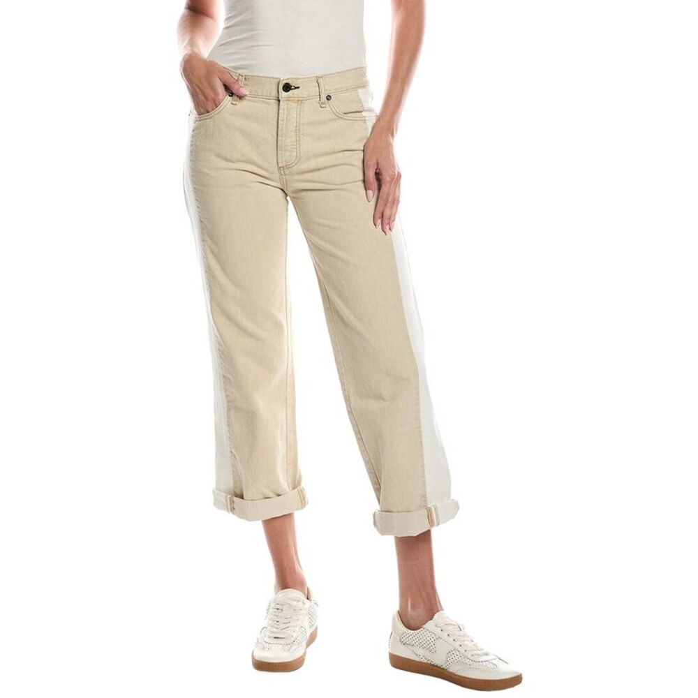 Askk Ny Womens  Factory Girl Jean, White